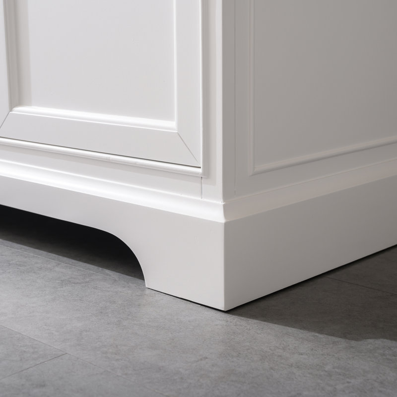 Three Posts™ Currahee 60'' Freestanding Double Bathroom Vanity with